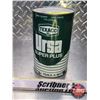 Image 1 : OIL TIN : Texaco Ursa Super Plus Motor Oil (6-1/2"H x 4"Dia) (SEE PICS!)