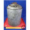 Image 1 : CNR Galvanized Water Jug w/Spout (17-1/2"H x 11-1/2"Dia) (SEE PICS!)