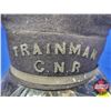 Image 8 : "CNR Trainman" Railway Wool Hat (4-1/2"H x 8"W x 10"D) (SEE PICS!)