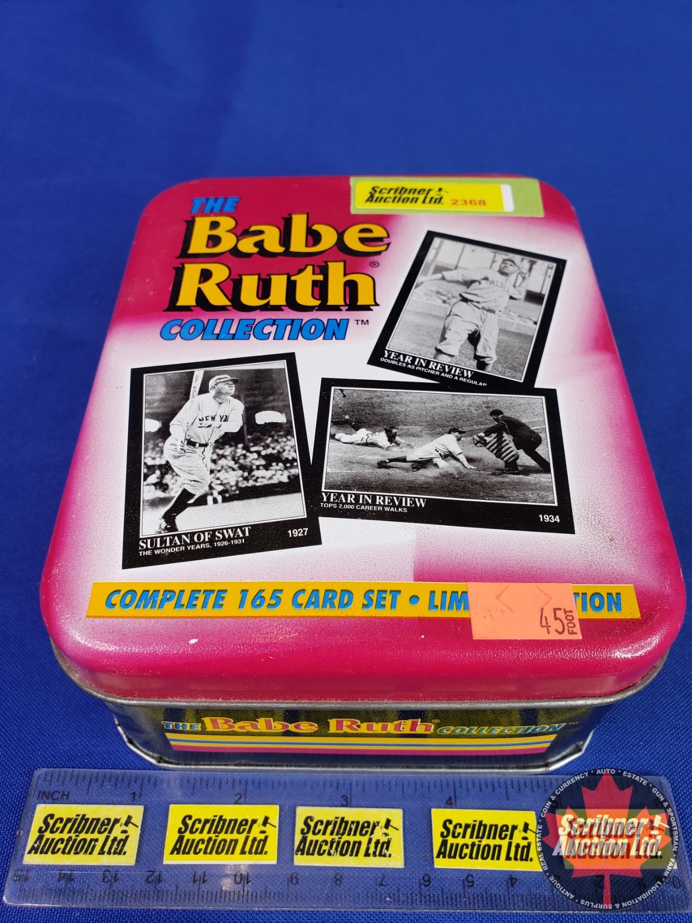 THE BABE RUTH COLLECTION CARD SET : 165 Cards (3