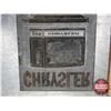 Image 2 : Vintage Printing Press Plate "CHRYSLER" Outboard Motor (5-1/4"H x 2-1/4"W) (SEE PICS!)