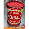 Image 1 : Grease Tin : KENDALL KENLUBE GREASE (7-1/2"H x 6"Dia) (SEE PICS!)