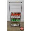 Image 1 : OIL DISPLAY RACK with 12 Oil Tins: - CO-OP HD7 Heavy Duty Motor Oil (4 Tins - ALL FULL!) (6"H x 4"Di