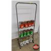 Image 2 : OIL DISPLAY RACK with 12 Oil Tins: - CO-OP HD7 Heavy Duty Motor Oil (4 Tins - ALL FULL!) (6"H x 4"Di