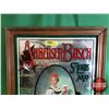 Image 2 : Vintage Framed "Anheuser Busch" Pub Mirror (19-3/4"H x 16"W) (SEE PICS!)