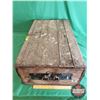 Image 3 : "May & Bakers Ltd Manufacturing London" Wooden Crate Refurbished Into Wooden Trunk w/Hinged Lid (10-