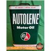 Image 2 : OIL TIN : B/A Autolene Motor Oil (13-1/2"H x 8-1/2"W x 5-3/4"D) (SEE PICS!)