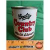 Image 2 : Vintage Goetz Country Club Malt Liquor Tin (Full) (3-1/4"H x 2-3/"Dia) (SEE PICS!)