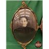 Image 2 : Convex Glass Oval Frames with Photo Portraits (3) (All Measure: 27"H x 16"W) (SEE PICS!)