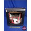 Image 2 : NFL REPLICA HELMET PATRIOTS : In Original Box (11"H x 13 1/2"W x 10 1/4"D)(Certified NFL) (SEE PICS!