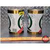 Image 5 : OIL TINS (2) : QUAKER STATE SUPER BLEND 10W30 (BOTH FULL!) (6"H x 4"Dia) (SEE PICS!)