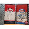 Image 2 : OIL TINS (2): - Imperial ESSO - ESSO GEAR OIL GX 90 * (11"H x 4-1/4"W x 4-1/4"D) (SEE PICS!)