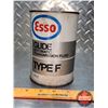 Image 2 : OIL TIN : ESSO GLIDE AUTOMATIC TRANSMISSION FLUID TYPE F (Cardboard) (6"H x 4"Dia) (SEE PICS!)