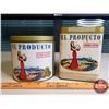 Image 1 : El Producto Cigar Tins (2) (Largest : 6"H) (SEE PICS!)