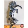 Image 1 : Hood Ornament - Bronco (Chrome or Nickel Plated) (9"H) (SEE PICS!)