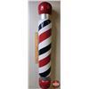 Image 3 : Wooded Painted Barber Pole (29"H) (SEE PICS!)