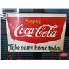 Image 2 : "Serve Coca-Cola Take Some Home Today" Store Display Case Holder (53"H x 16"W x 16"D) (Note: Does NO