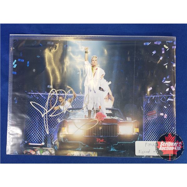Autographed Photo : PINK (COA : REAL AUTHENTIC) (8