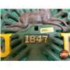 Image 3 : John Deere Cast Iron Implement Seat (Stamped 1847) (Makes great Décor / Bar Stool Seat) (12"H x 17-1