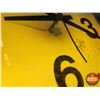 Image 2 : "Export A" Fluorescent Wall Clock  (Note: Crack) (13"H x 19"W x 4"D) (SEE PICS!)