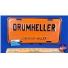 Image 1 : 1954 Alberta Booster Plate : Drumheller, AB (6"H x 12"W) (SEE PICS!)