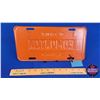 Image 2 : 1954 Alberta Booster Plate : Edmonton, AB (6"H x 12"W) (SEE PICS!)