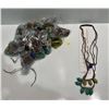 Image 1 : Leather Strand and Beaded Necklace  20 pieces