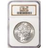 Image 1 : 1886 $1 Morgan Silver Dollar Coin NGC MS63