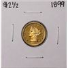 Image 1 : 1899 $2 1/2 Proof Liberty Head Quarter Eagle Gold Coin