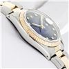 Image 3 : Rolex Mens Two Tone Blue Vignette Diamond Datejust Wristwatch