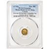 Image 1 : 1792 British Columbia Half Dollar Gold Token Greene-90 PCGS Genuine AU Detail