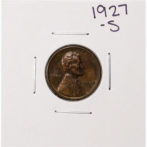 1927-S Lincoln Wheat Cent Coin