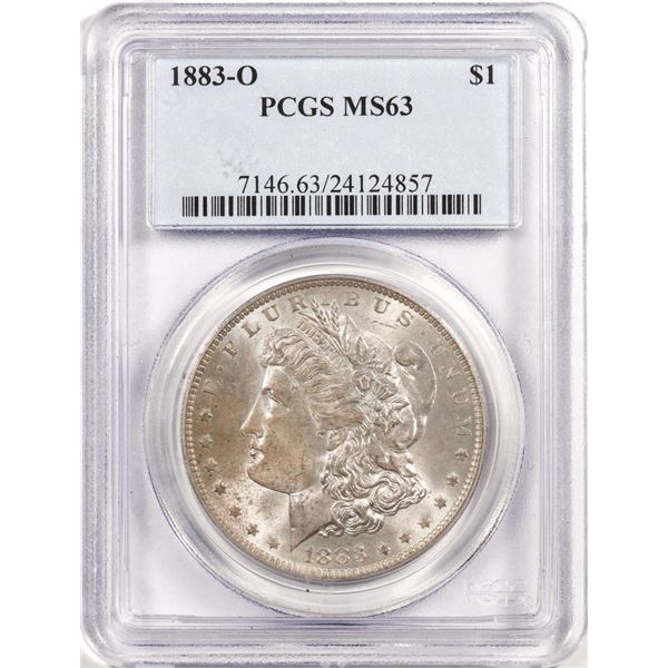 1883-O $1 Morgan Silver Dollar Coin PCGS MS63