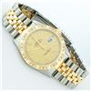 Image 3 : Rolex Men's Two Tone Champagne Jubilee Diamond Datejust Wristwatch