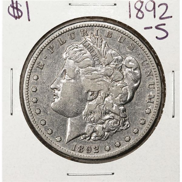 1892-S $1 Morgan Silver Dollar Coin