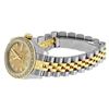 Image 4 : Rolex Ladies Two Tone Factory Diamond Datejust Wristwatch W/ Rolex Box