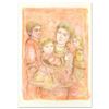 Image 1 : Edna Hibel (1917-2014) "Portrait of a Family" Limited Edition Lithograph on Paper
