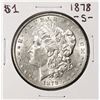 Image 1 : 1878-S $1 Morgan Silver Dollar Coin