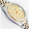 Image 5 : Rolex Mens Two Tone Champagne Index Datejust Wristwatch