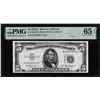 Image 1 : 1953A $5 Silver Certificate Note Fr.1656 PMG Gem Uncirculated 65EPQ