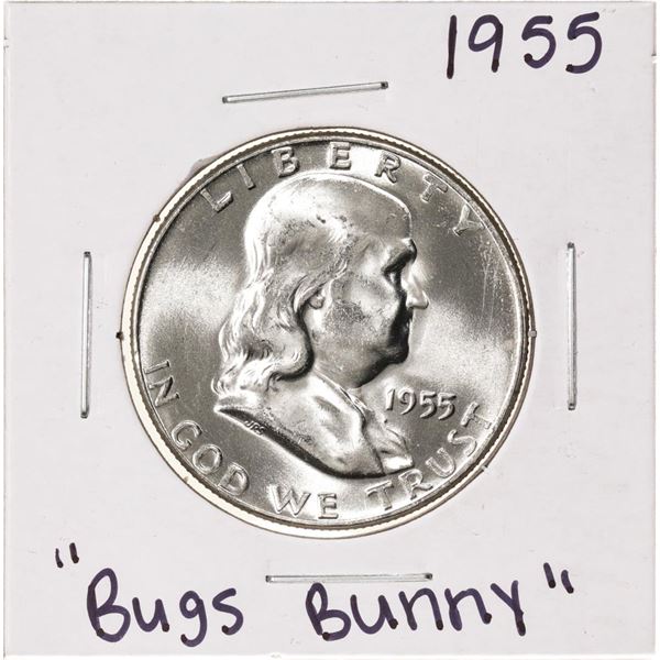 1955 "Bugs Bunny" Franklin Half Dollar Coin