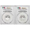 Image 1 : Lot of 2017-2018-Mo Mexico Proof 1/10 oz Silver Libertad Coins PCGS PR69DCAM