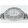 Image 9 : Rolex Ladies Stainless Steel White Roman Pyramid Diamond Datejust Wristwatch