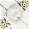 Image 2 : Rolex Ladies Two Tone Silver Index Diamond Datejust Wristwatch