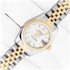 Image 2 : Rolex Ladies Two Tone Silver Index Datejust Wristwatch