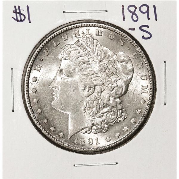 1891-S $1 Morgan Silver Dollar Coin