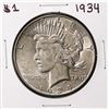 Image 1 : 1934 $1 Peace Silver Dollar Coin