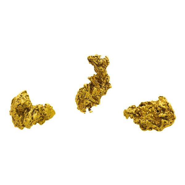 Lot of Mexico Gold Nuggets 2.79 Grams Total Weight