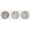 Image 2 : Set of 1927-P/D/S $1 Peace Silver Dollar Coins