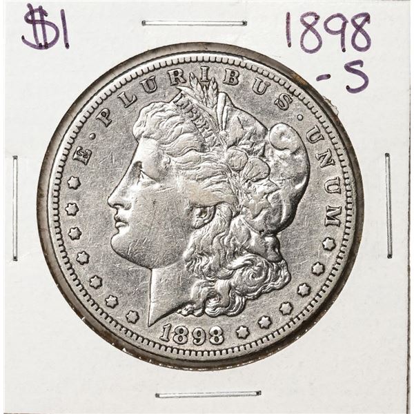 1898-S $1 Morgan Silver Dollar Coin
